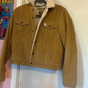 corduroy tan levi’s jacket